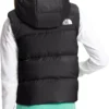 The North Face Reversible North Down Hooded Vest- Girls -Obermeyer Sales 9967691NF0A7UMQ JK3 back