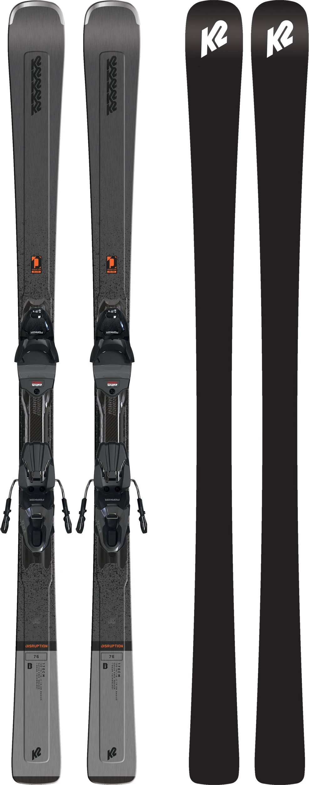 K2 Disruption 76 Ski + M2 10 Ski Binding 3 K2 Disruption 76 Ski + M2 10 Ski Binding