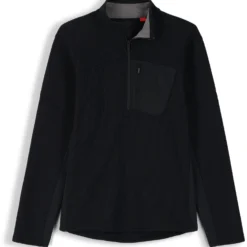 Spyder Bandit Hybrid Half Zip Ski Jacket 9 Spyder Bandit Hybrid Half Zip Ski Jacket -Obermeyer Sales max 3133453 205028 001 F master L