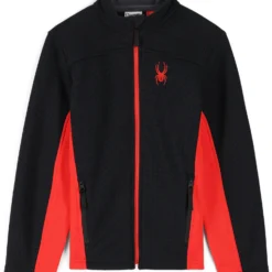 Spyder Bandit Full Zip Fleece - Boys -Obermeyer Sales max 368932 226000 001 F master L
