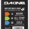 Dakine Indy Hot Wax 3-Pack 2 Dakine Indy Hot Wax 3-Pack -Obermeyer Sales max 5140509 INDYHOTWAX3PACK160G ASSORTED 194626417103 10003661 ASSORTED 12M MAIN