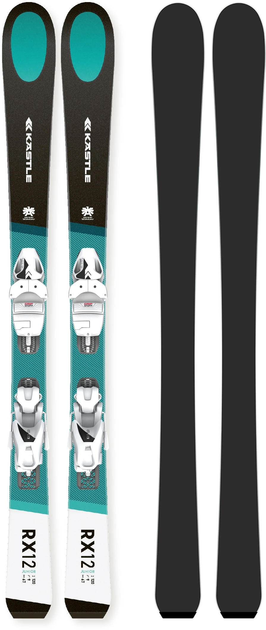 Kastle RX12 Ski + K4.5 SLR GW Ski Binding - Youth 2022 3 Kastle RX12 Ski + K4.5 SLR GW Ski Binding - Youth 2022